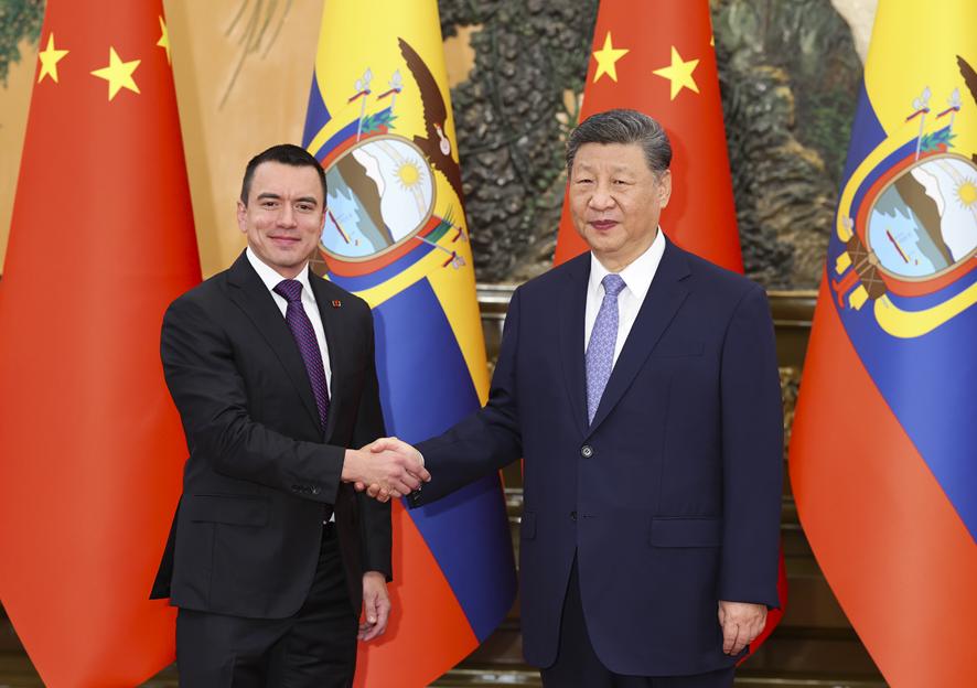 中國和厄瓜多爾共同簽署推進“一帶一路”建設的合作規劃