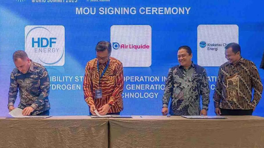 印尼三企簽署氫燃料電池發(fā)電合作備忘錄 推進清潔能源轉(zhuǎn)型