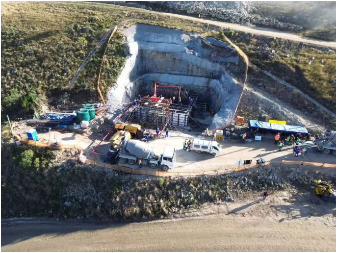 南非Mtentu大橋項目P10擴大基礎順利完成澆筑