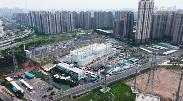 武漢江北城區(qū)500千伏輸變電工程正式投產(chǎn)送電